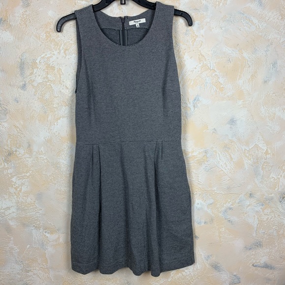 Madewell Dresses & Skirts - Madewell Sheath Dress Dark Gray Solid Career 59